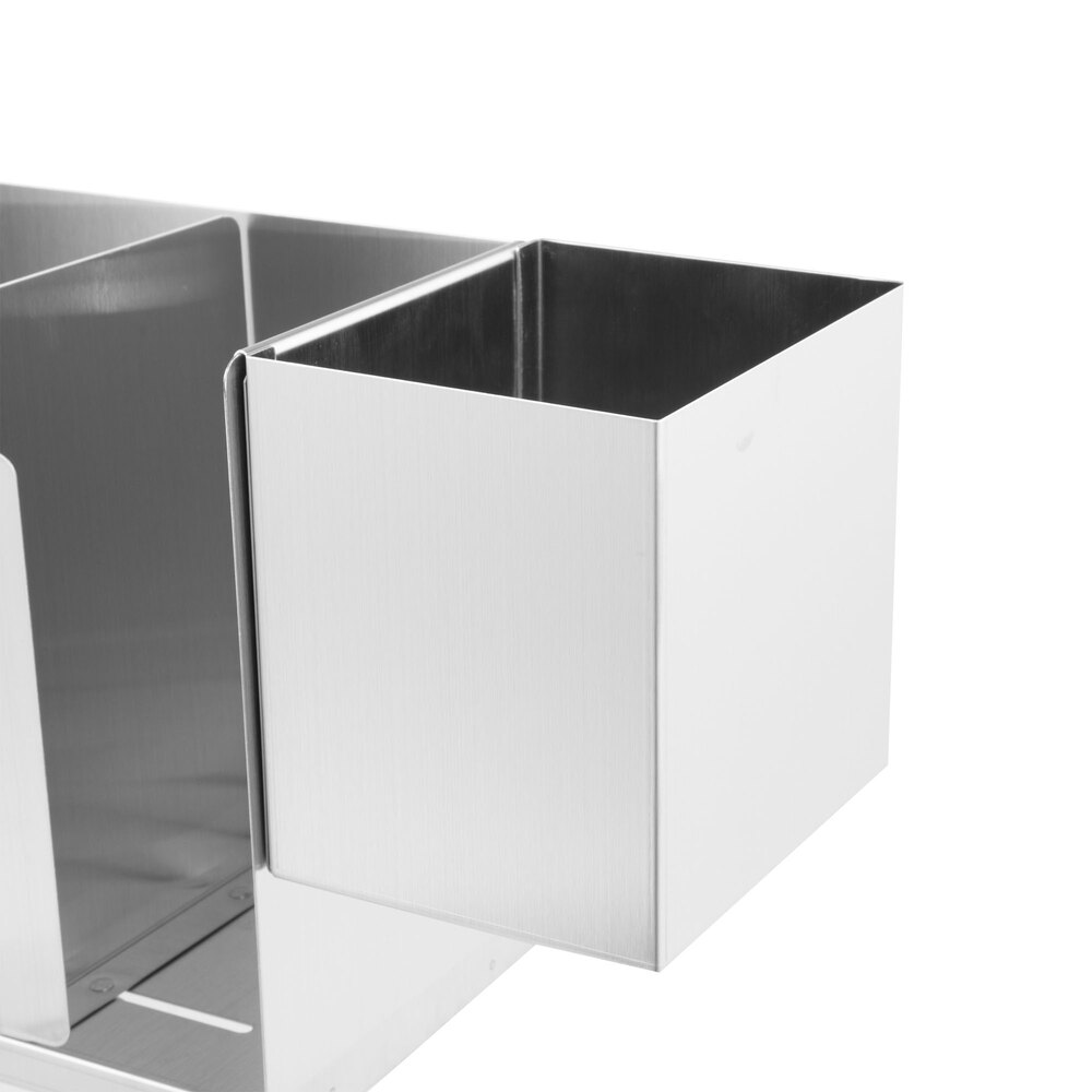 Vollrath CTL5 Wall Mount / Countertop 5 Slot Stainless Steel Adjustable