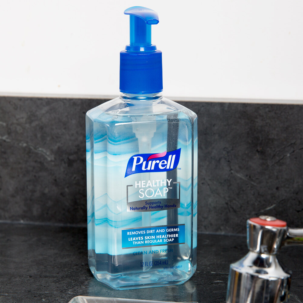 Purell 970112 Healthy Soap 12 oz. Clean and Fresh Hand Soap with Pump 12/Case