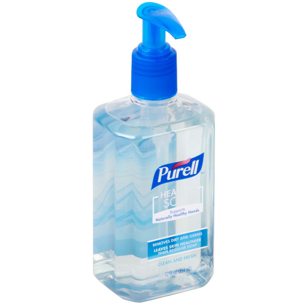 Purell 970112 Healthy Soap 12 oz. Clean and Fresh Hand Soap with Pump 12/Case