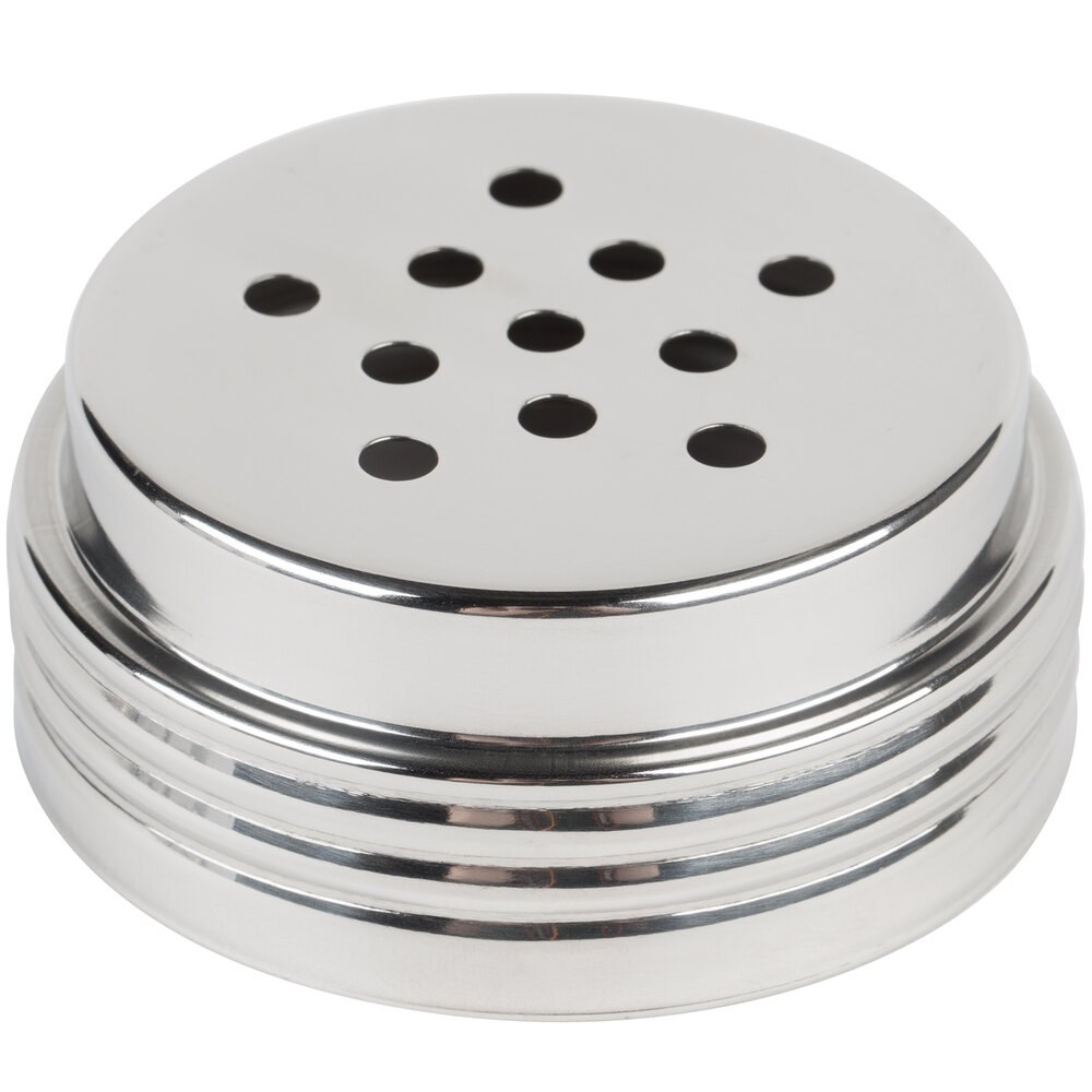 American Metalcraft 4406 6 oz. Clear Glass Contemporary Cheese Shaker