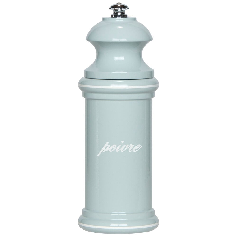 Fletchers' Mill PRO06PM33 Provencal 6" Blue Gray with White Pepper Mill