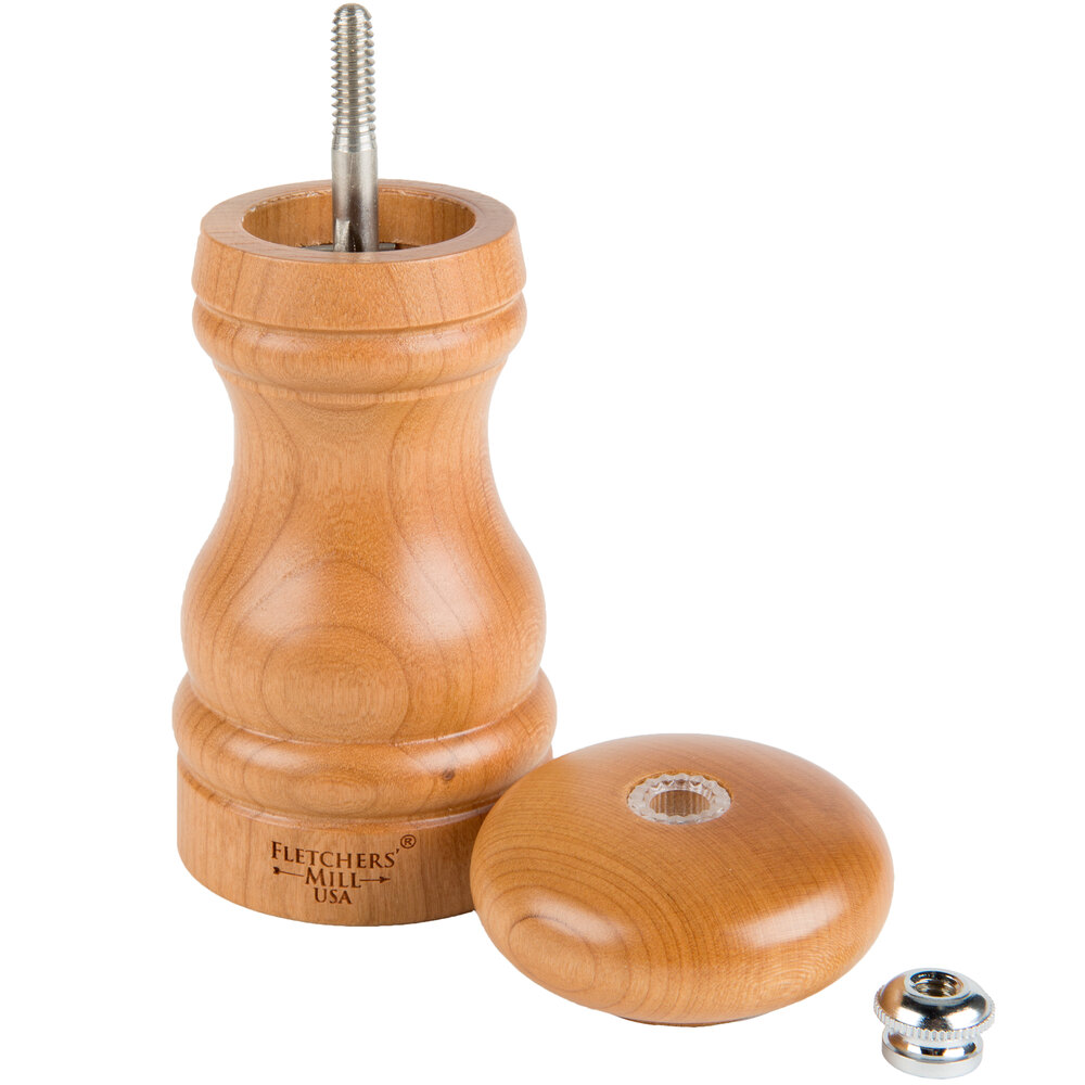 Fletchers' Mill FED04PM11 Federal 4" Cherry Wooden Pepper Mill