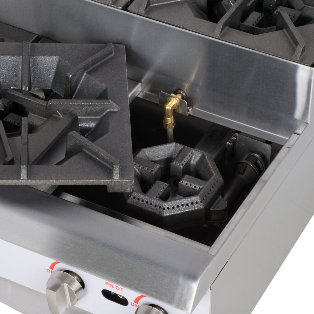 Cooking Performance Group CKHPSU636 6 Burner StepUp Countertop 36" Range