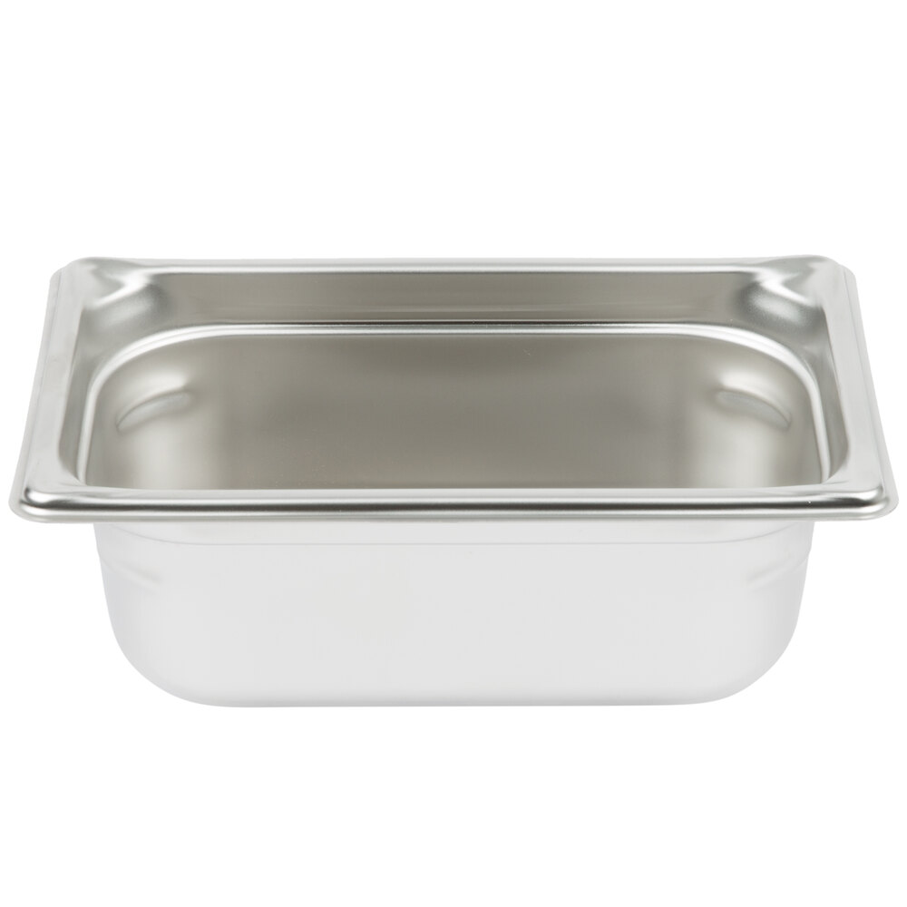 Vollrath 90442 Super Pan 3® 1/4 Size AntiJam Stainless Steel Steam