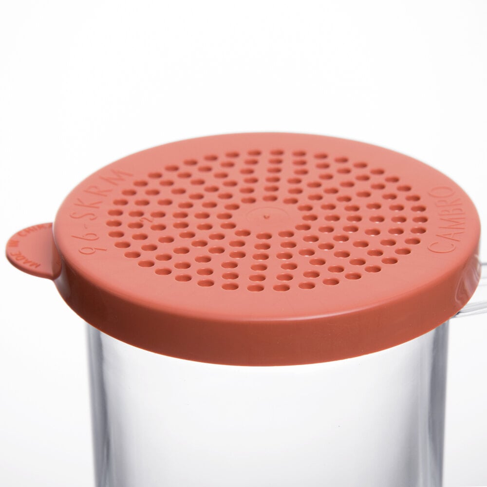 Cambro 96SKRM135 Camwear 10 oz. Polycarbonate Shaker with Rose Lid for ...