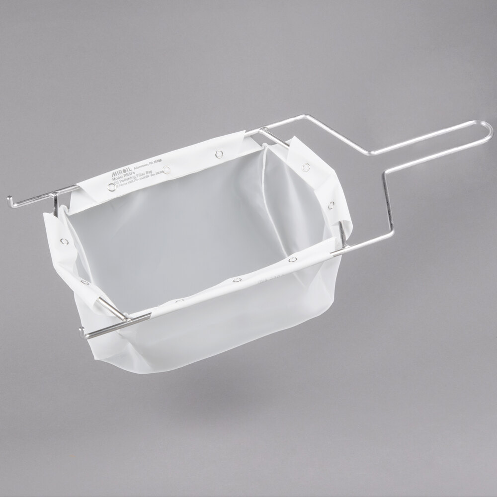 MirOil RB5FS Oil Polishing Oil Filter Bag with Snaps