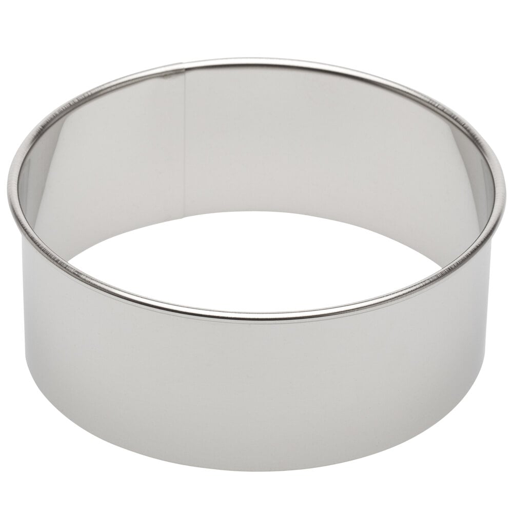 Ateco 14404 4 1/2" Metal Circle Cookie Cutter