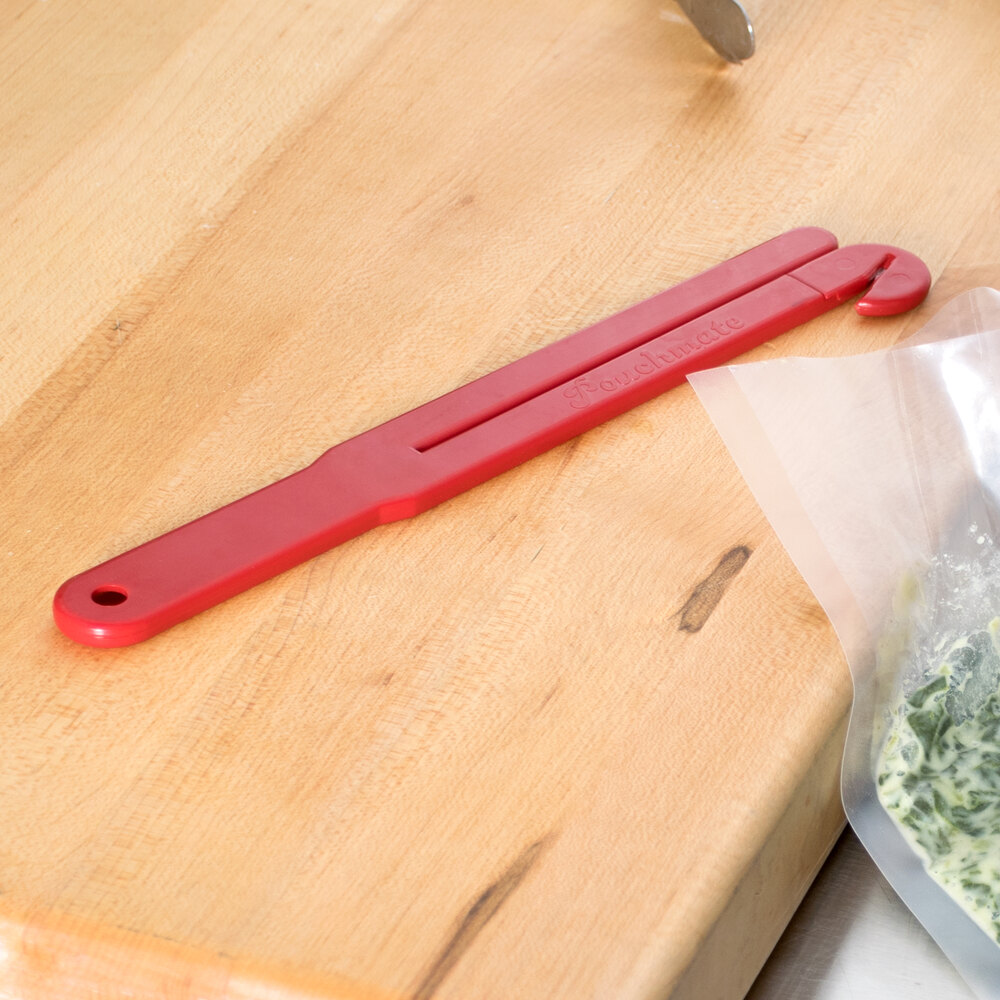 Pouchmate Red Plastic Food Pouch Cutter
