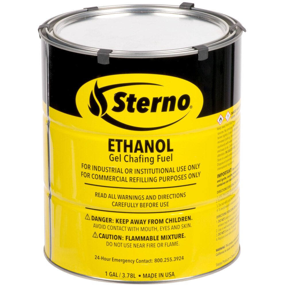 Sterno 20266 1 Gallon Ethanol Gel Chafing Fuel 4/Case