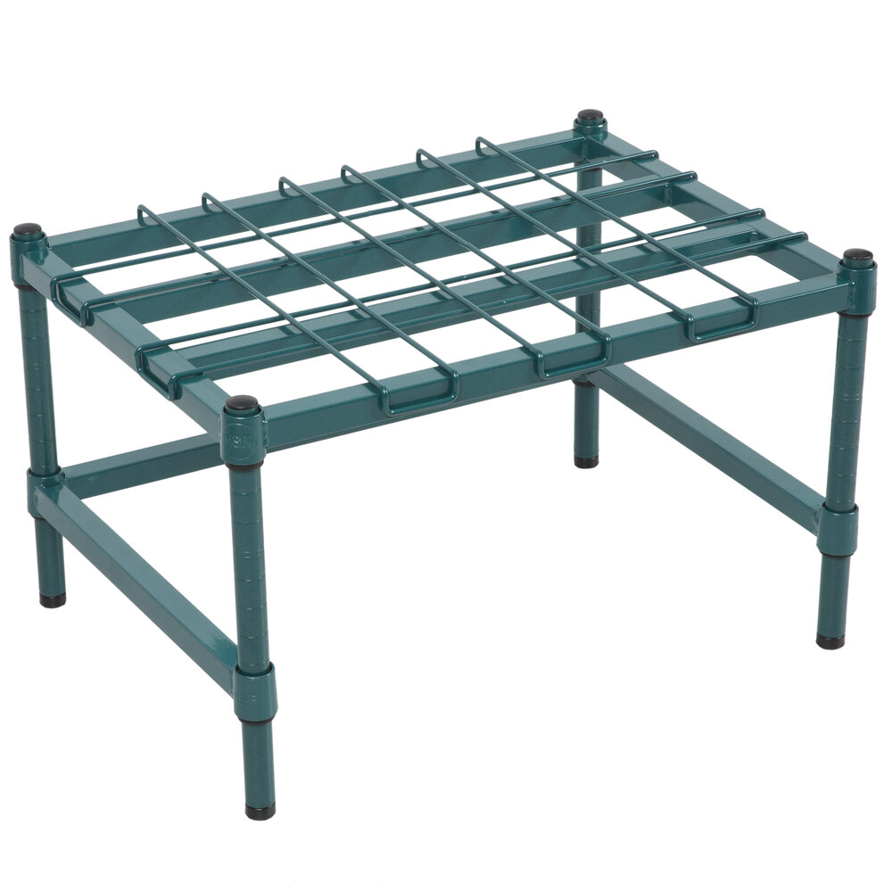 Regency 18" x 24" HeavyDuty Green Dunnage Rack with Mat
