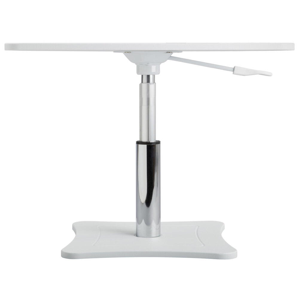 Victor DC230W High Rise Collection 21" x 13" Adjustable Height White