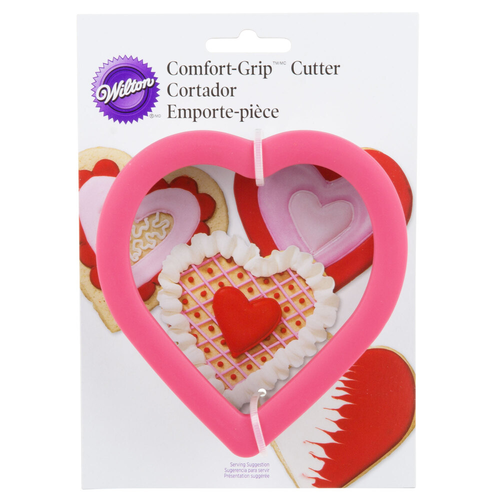 Wilton 2310 616 Comfort Grip 4 Metal Heart Cookie Cutter 