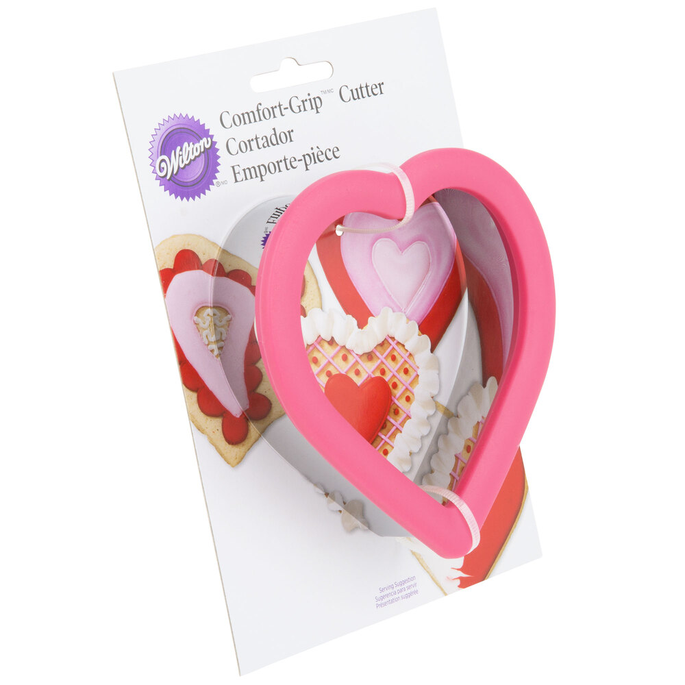 Wilton 2310 616 Comfort Grip 4 Metal Heart Cookie Cutter 