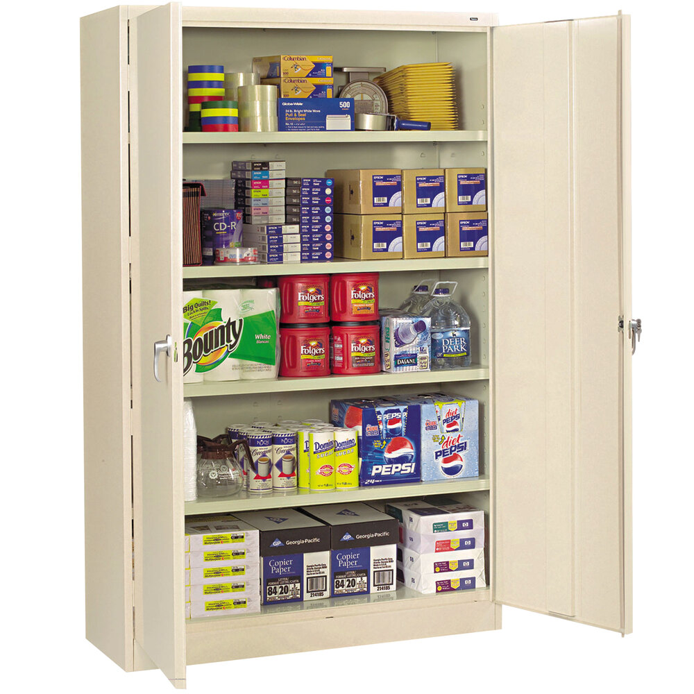 Tennsco J2478SUPY 48" x 24" x 78" Putty Jumbo Storage