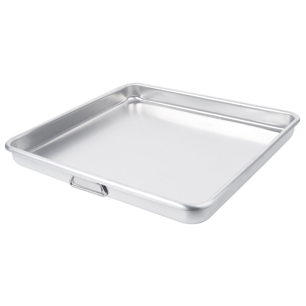 Vollrath 68363 WearEver 16 Qt. Aluminum Roasting Pan with Handles (Top) 21 13/16" x 19 13/16