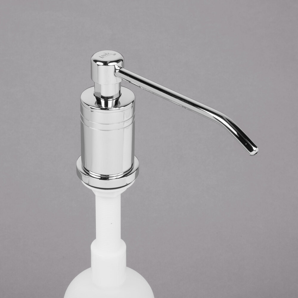 Lavex Janitorial 34 oz. Counter Mount Foaming Soap Dispenser with 6" Spout