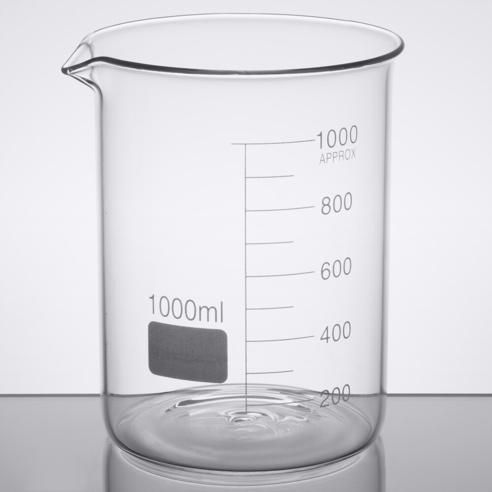 American Metalcraft GBE34 Chemistry Collection 34 oz. (1000 mL) Beaker ...