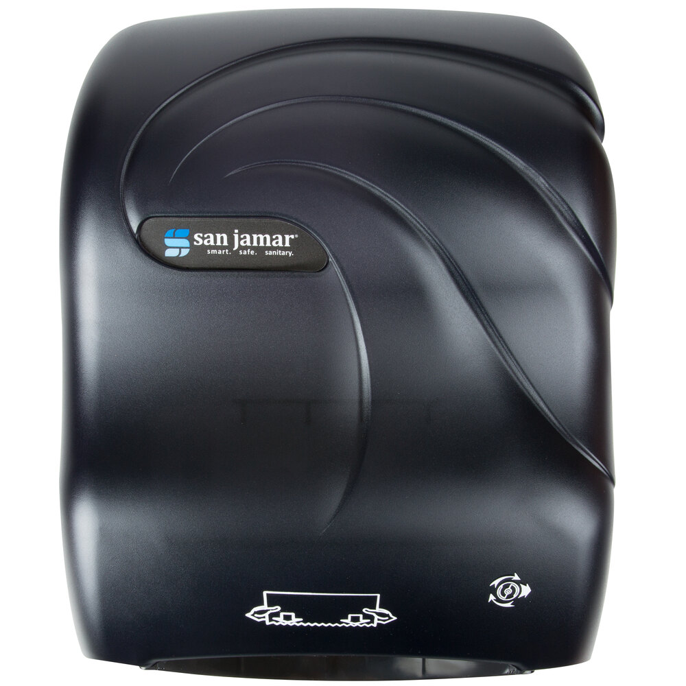 San Jamar T7090TBK Simplicity Oceans Hands Free Paper Towel Dispenser