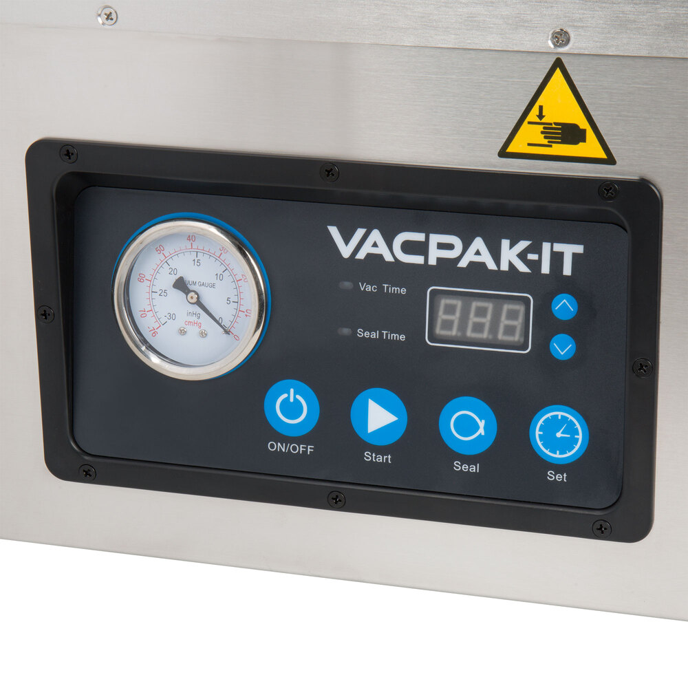 Control panel of VacPak-It vacuum sealer