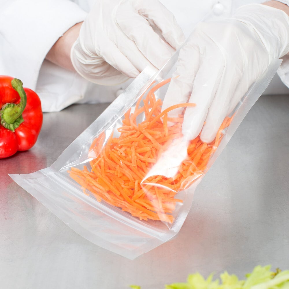 VacPakIt 6" x 10" Chamber Vacuum Packaging Bags with Zipper 3 Mil