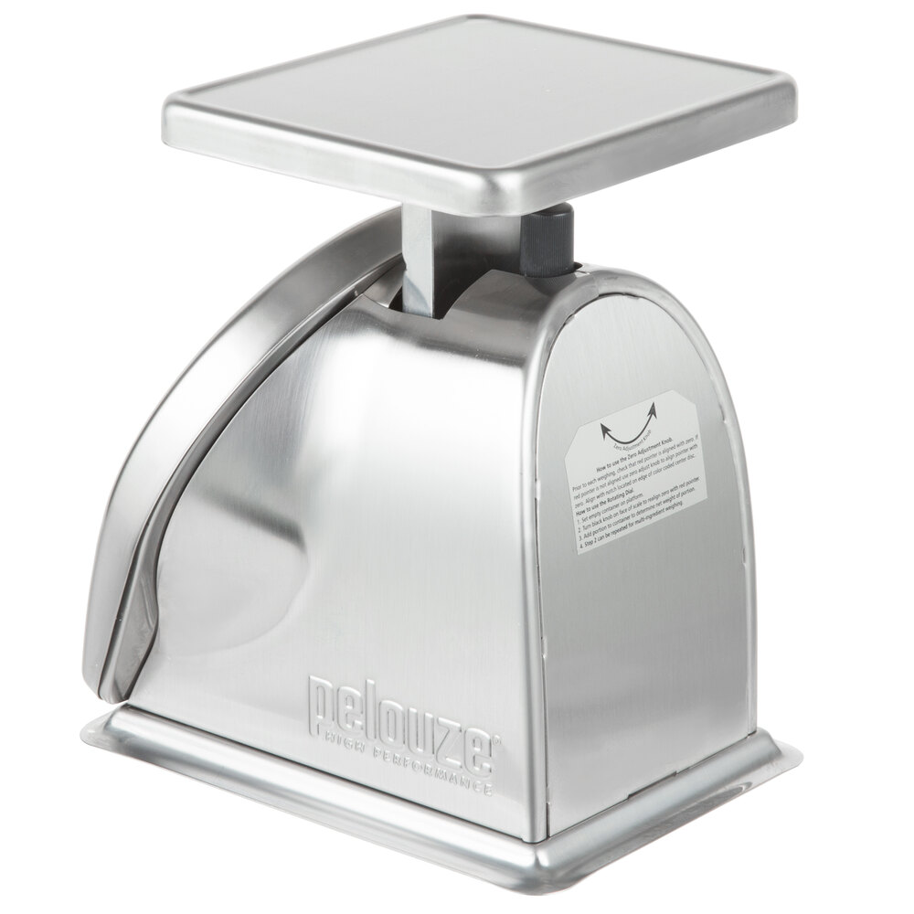 Rubbermaid FG605SRW Pelouze 5 lb. Dishwasher Safe Portion Control Scale