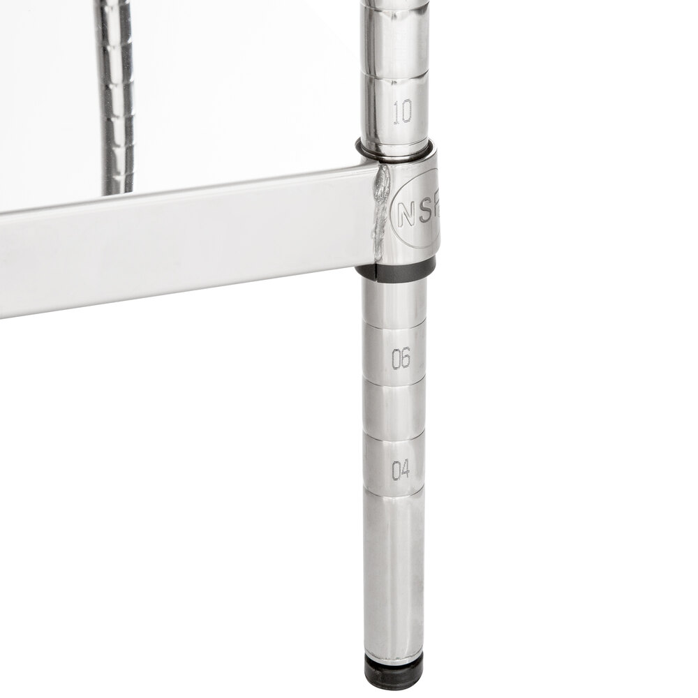 Regency 24" x 48" NSF Stainless Steel Shelf Kit with 74" Posts