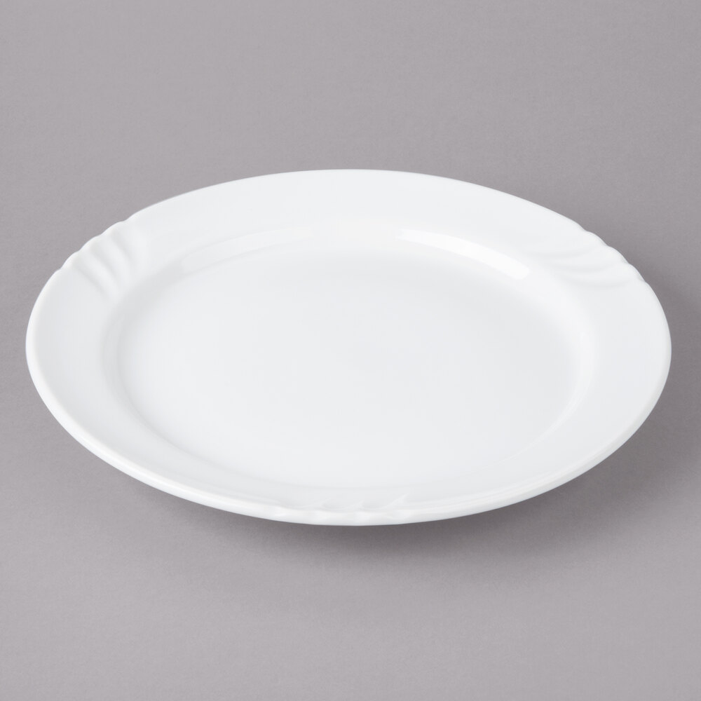 Oneida R4190000149CBA Briana 10" Bright White Porcelain Plate 12/Case