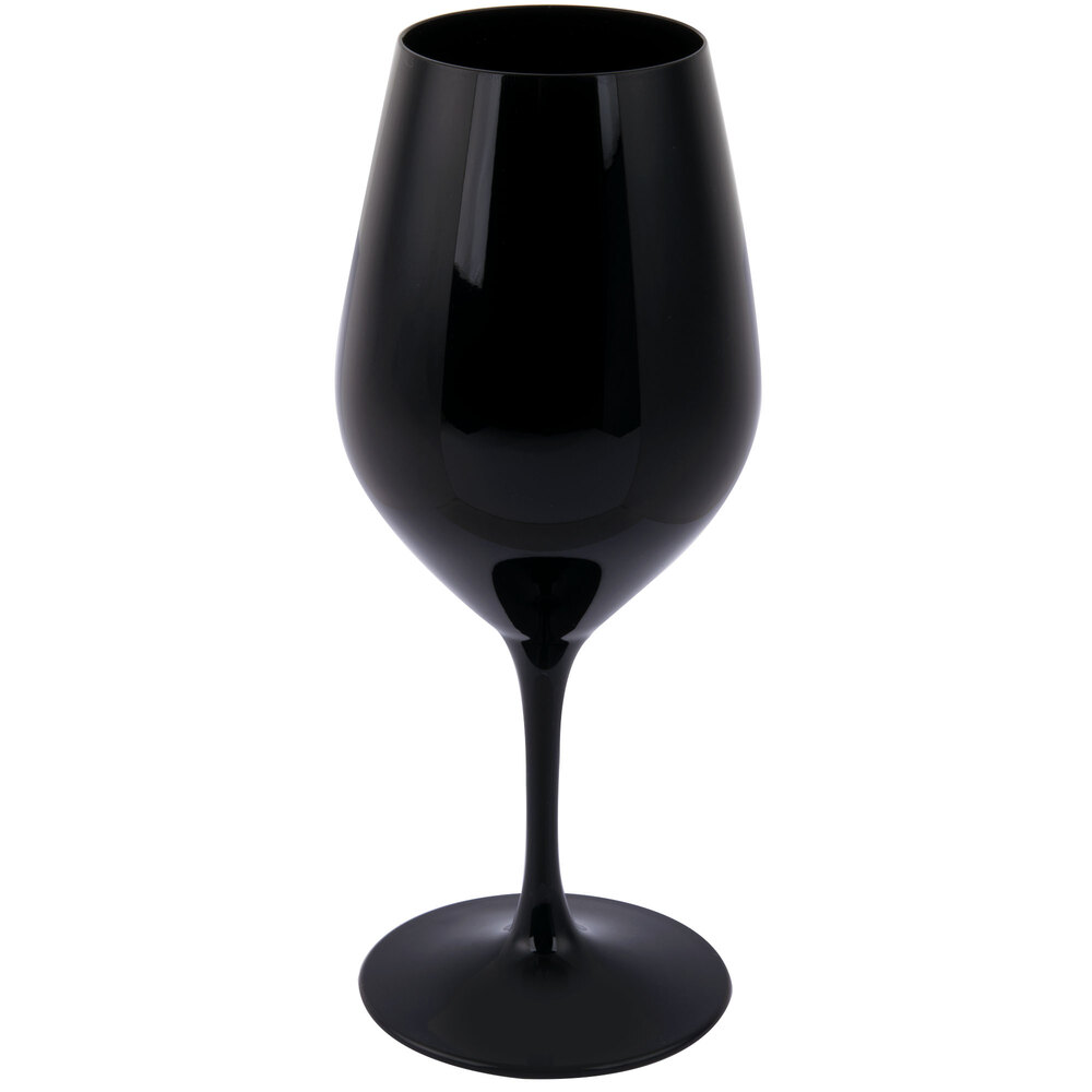 Spiegelau 4408551 Authentis 10.75 oz. Black Blind Tasting Wine Glass