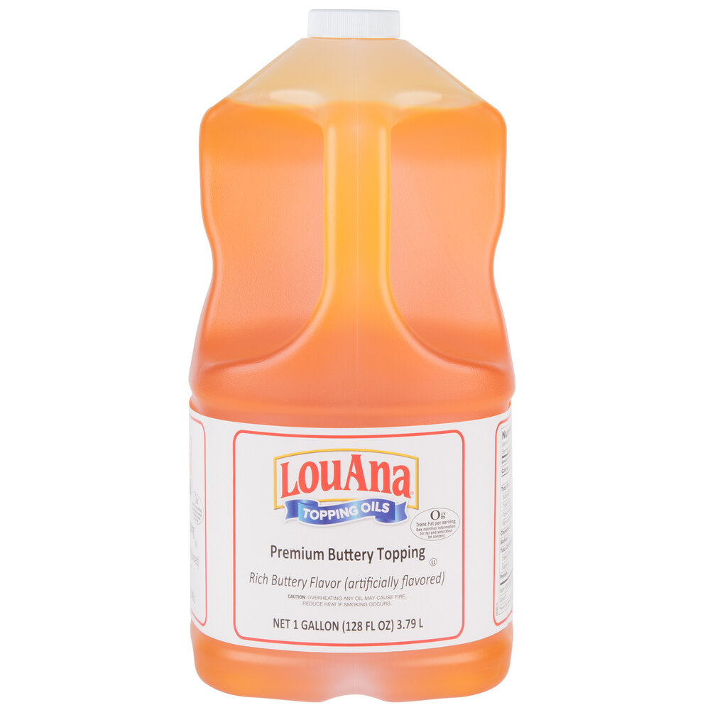 LouAna 1 Gallon Butter Flavored Topping