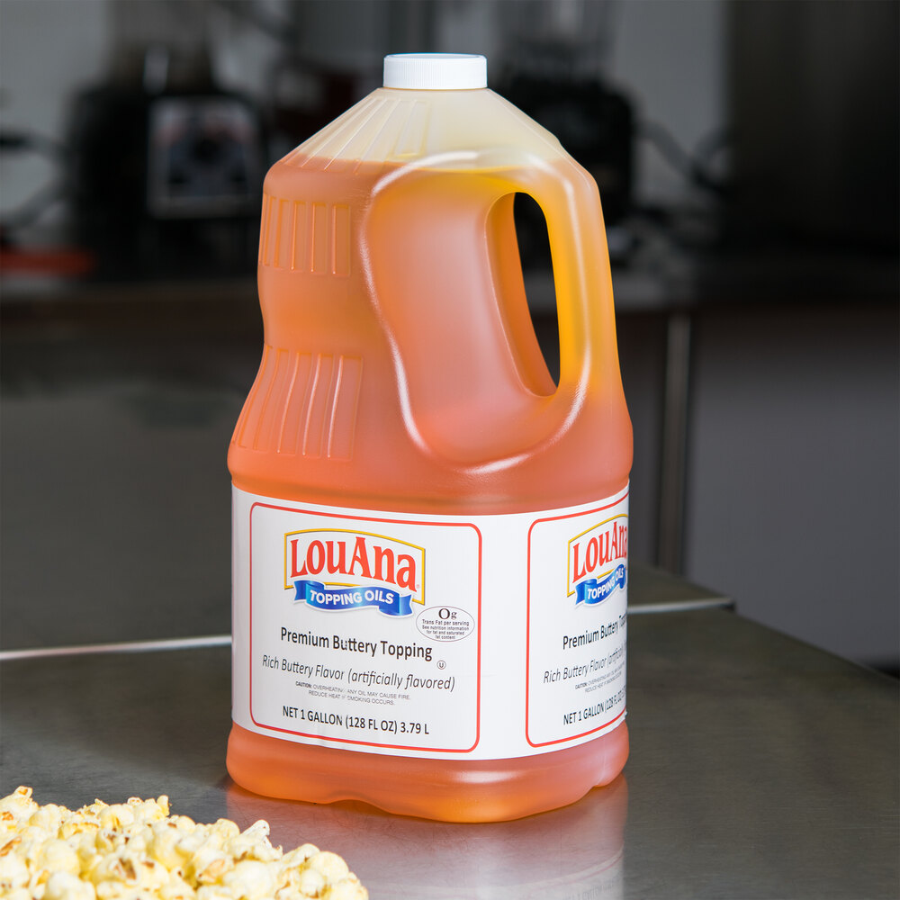 LouAna 1 Gallon Butter Flavored Topping