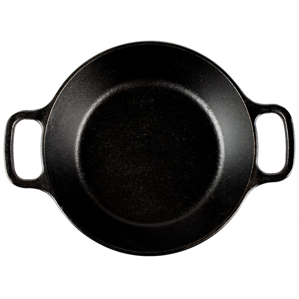 Lodge L5RPL3 8" PreSeasoned Cast Iron Skillet with Dual Handles