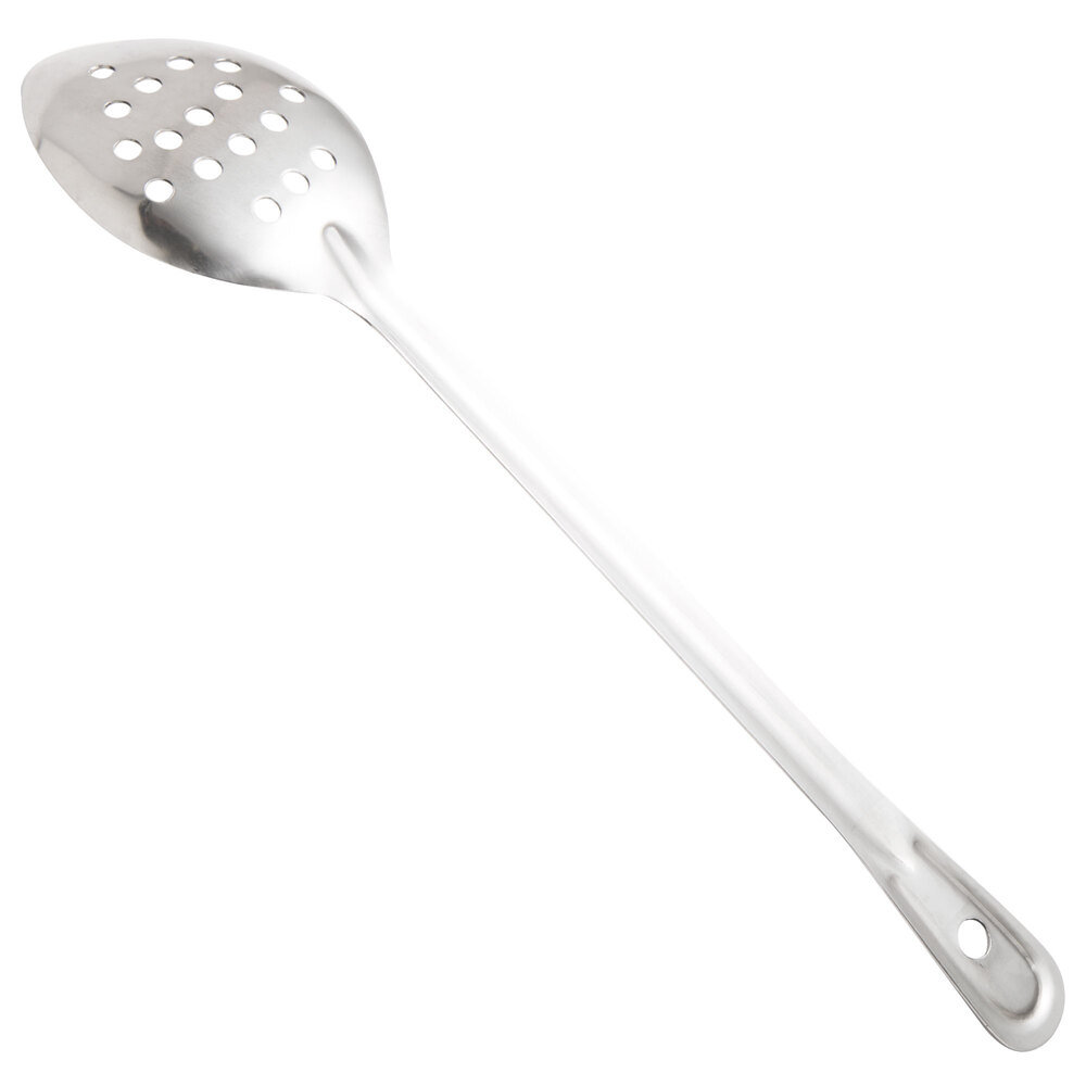 15" Standard Duty Perforated Stainless Steel Basting Spoon