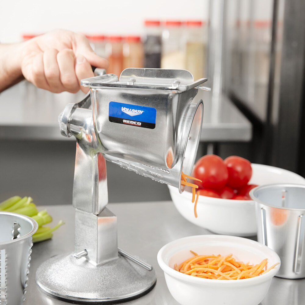 Vollrath 6003 12" Redco King Kutter Manual Vegetable Cutter with Suction Cup Base 1, 2, and