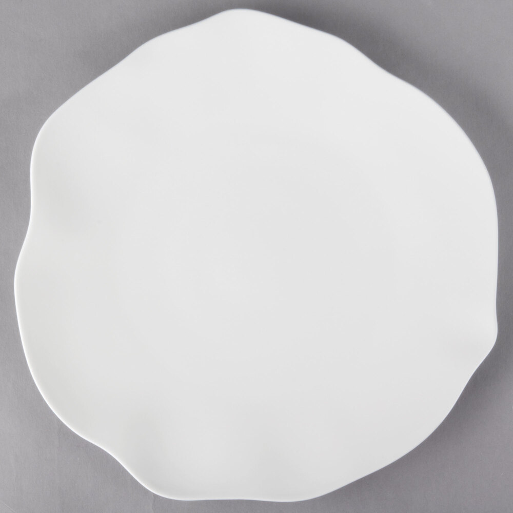 Villeroy & Boch 1640332680 Blossom 12 1/2" White Bone Porcelain Flat