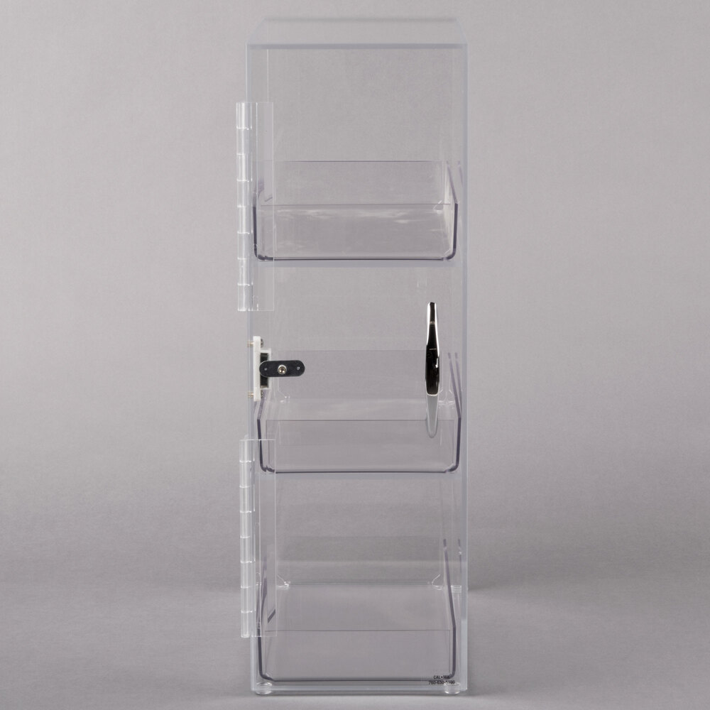 CalMil 120412 Three Section Clear Bread Box