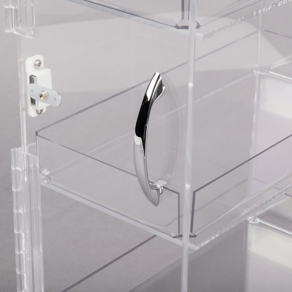 CalMil 120412 Three Section Clear Bread Box