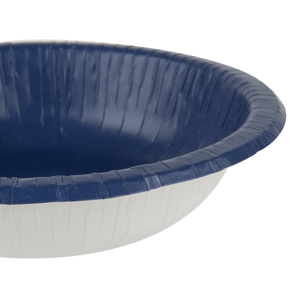 Creative Converting 173278 20 oz. Navy Blue Paper Bowl 20/Pack