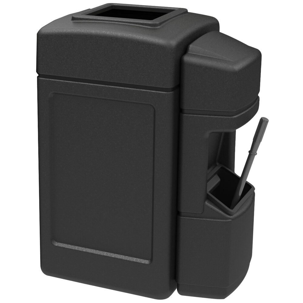 Commercial Zone 759901 Islander 42 Gallon Black Rectangular Open Top