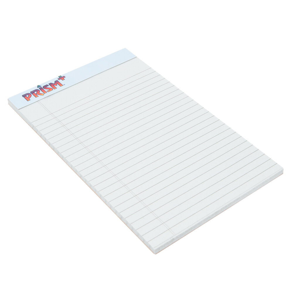 TOPS 63016 Prism+ 5" x 8" Narrow Ruled Assorted Color Perforated Legal