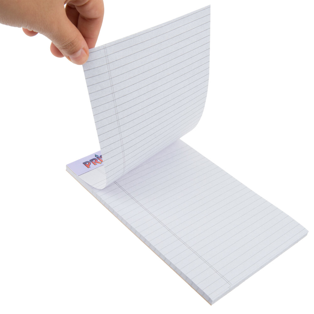 TOPS 63016 Prism+ 5" x 8" Narrow Ruled Assorted Color Perforated Legal