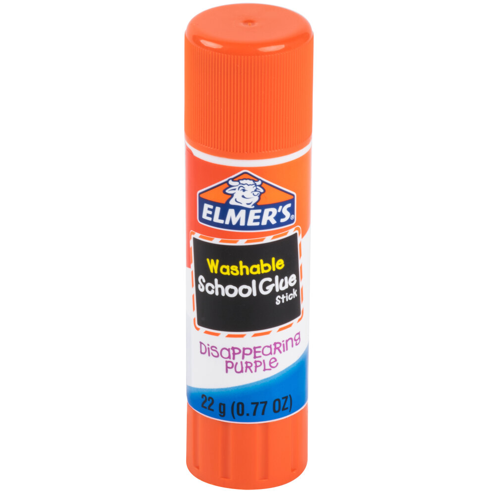 Elmer's E605 0.77 oz. Disappearing Purple School Glue Stick - 30\/Box