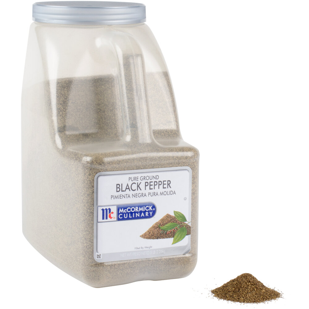 McCormick 932456 Ground Black Pepper 5 lb.