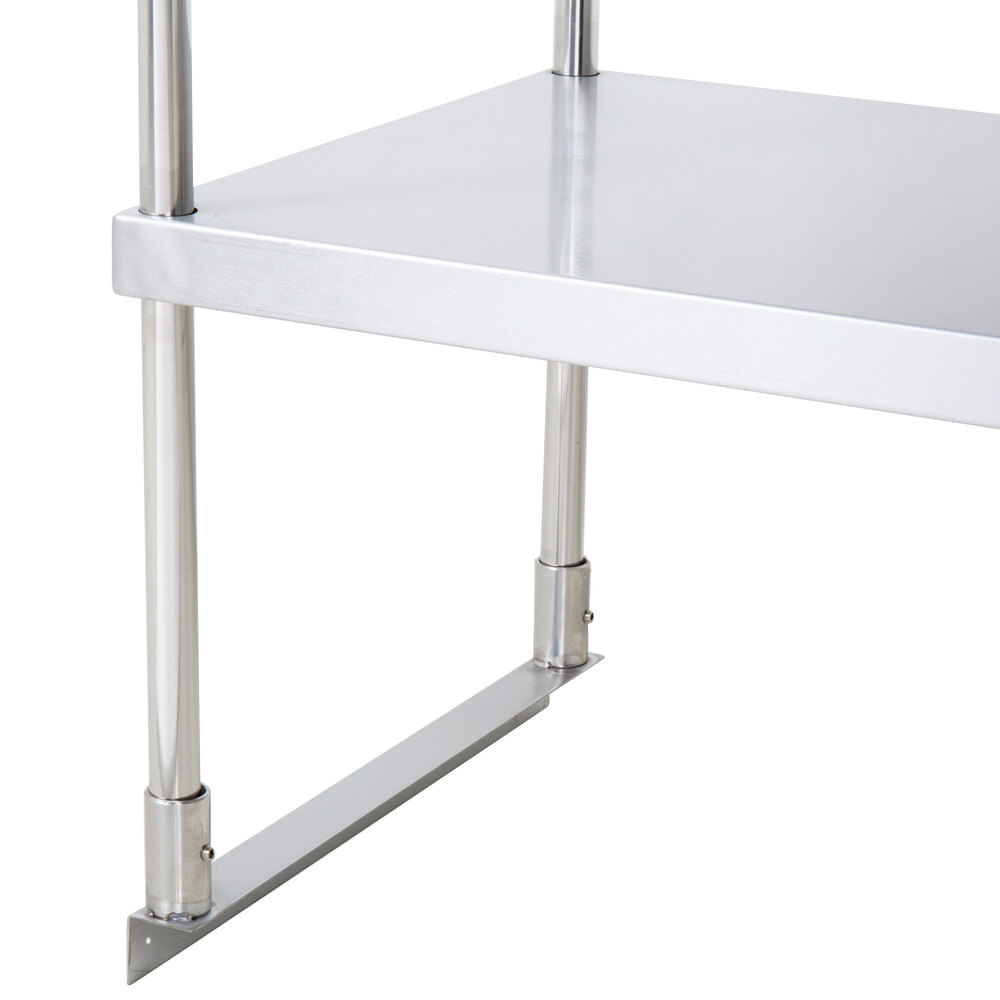 Regency Stainless Steel Double Deck Overshelf 18" x 84" x 32"