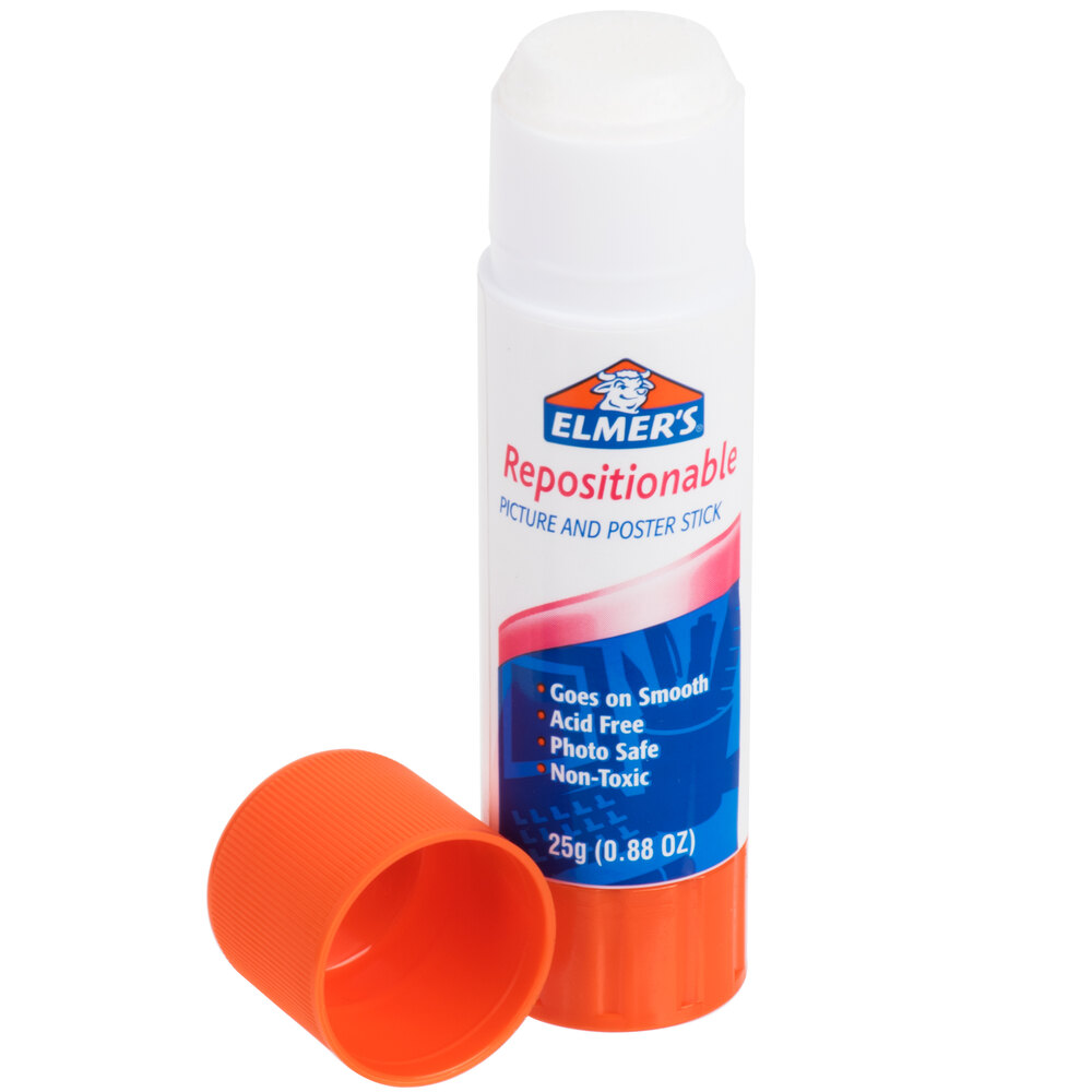 Elmer's E623 .88 oz. Repositionable Picture and Poster Glue Stick