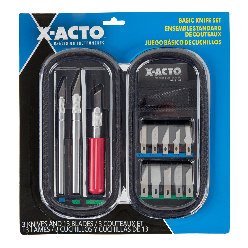 XActo X5285 Knife Set with Carrying Case