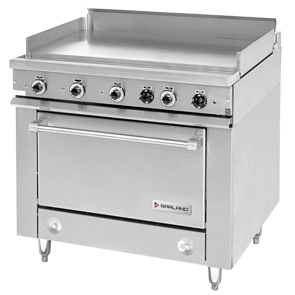 Garland 36ES38 HeavyDuty Electric Range with Griddle Top and Storage