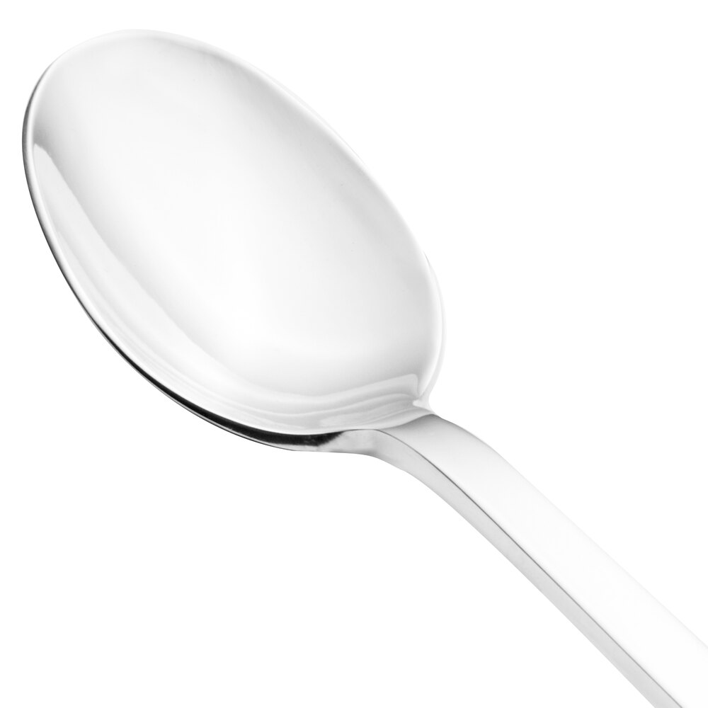 Walco 0903 Semi 8 1/8" 18/10 Stainless Steel Extra Heavy Weight Tablespoon / Serving Spoon 12/Case