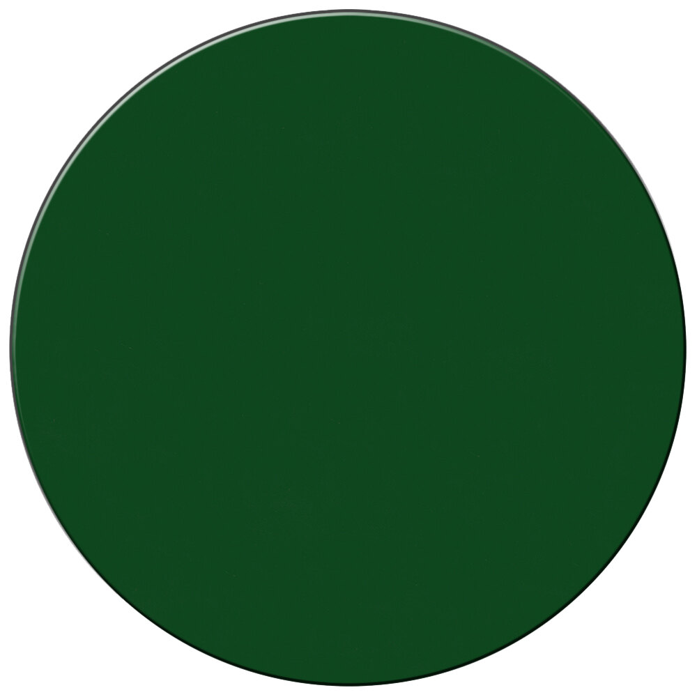 H. Risch Inc. 13" Green Vinyl Round Placemat