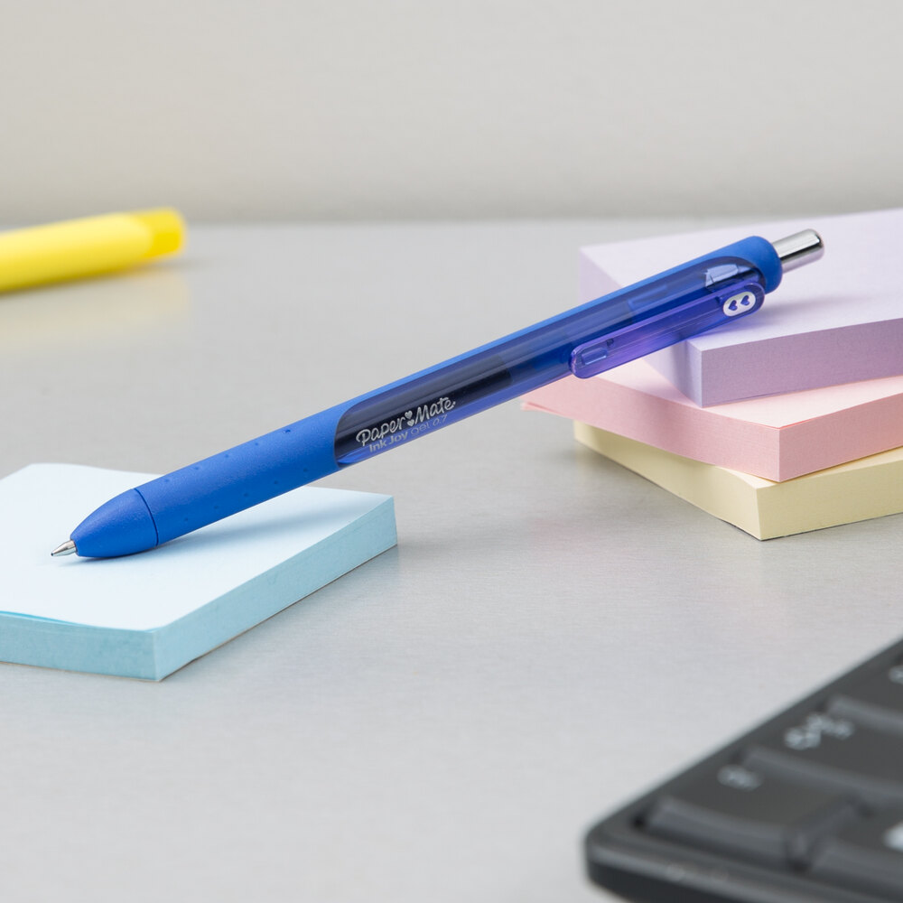 Paper Mate 1951721 InkJoy Blue Ink with Blue Barrel 0.7mm Retractable