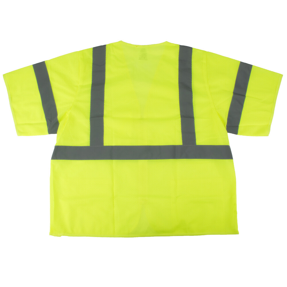 Lime Class 3 High Visibility Safety Vest XL